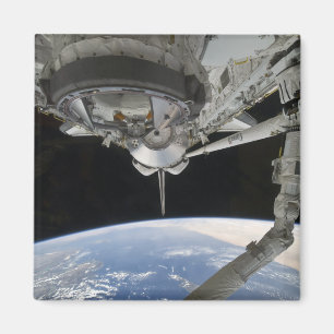 View of Space Shuttle Discovery Magnet
