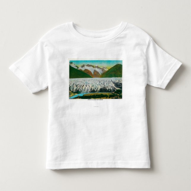 View of Spencer Glacier, Near Seward, Alaska Toddler T-Shirt (Front)