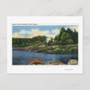 View of Spruce Point Postcard