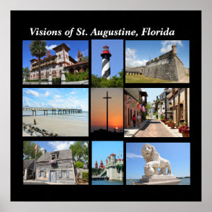 View of St. Augustine Florida Poster