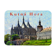 View of St. Barbara's Cathedral in Kutná Hora.