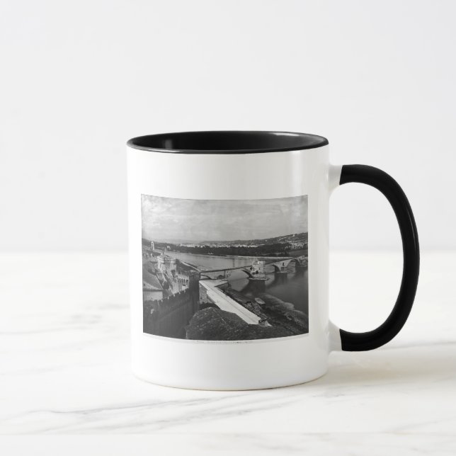 View of St. Benezet Bridge Mug (Right)