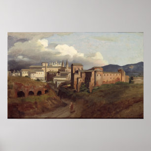 View of St. John Lateran, Rome, 1822 Poster