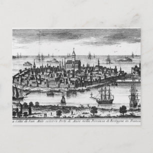 View of St. Malo Postcard