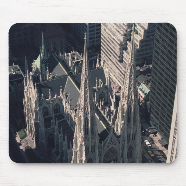 View of St. Patrick's Cathedral Mouse Pad (Front)