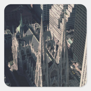 View of St. Patrick's Cathedral Square Sticker