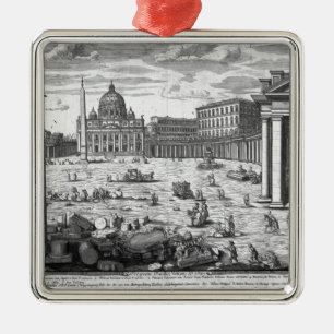 View of St. Peter's, Rome Metal Tree Decoration