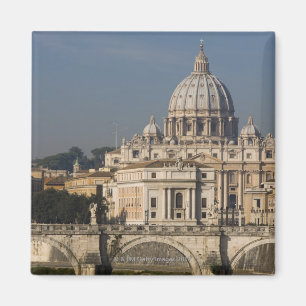 View of St Peter's with the Ponte sant' Angelo Magnet