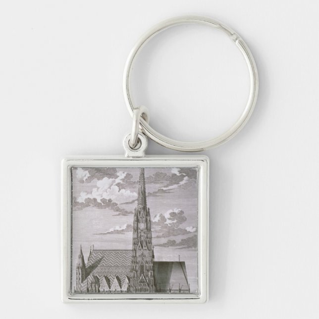 View of St. Stephan's Cathedral Key Ring (Front)