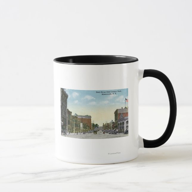 View of State Street from Crescent Park Mug (Right)