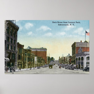 View of State Street from Crescent Park Poster