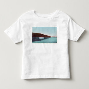 View of Steamer Whisper on the Lake Toddler T-Shirt