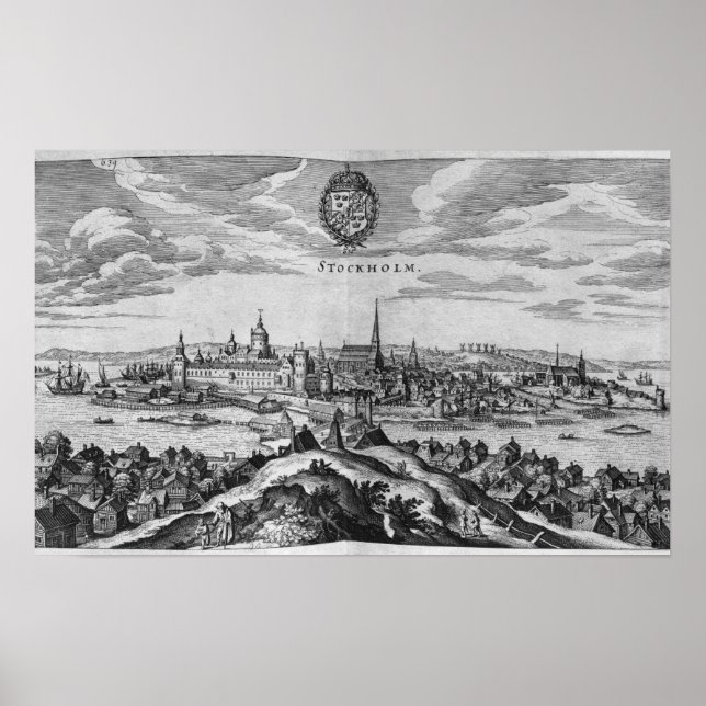 View of Stockholm Poster (Front)