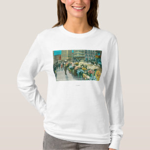 View of Street Flower Venders T-Shirt