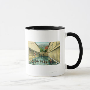 View of Swimmers in the Baths Mug