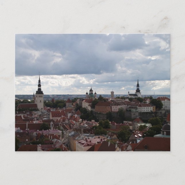 View of Tallinn Postcard (Front)