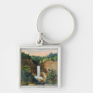 View of Taughannock Falls # 2 Key Ring