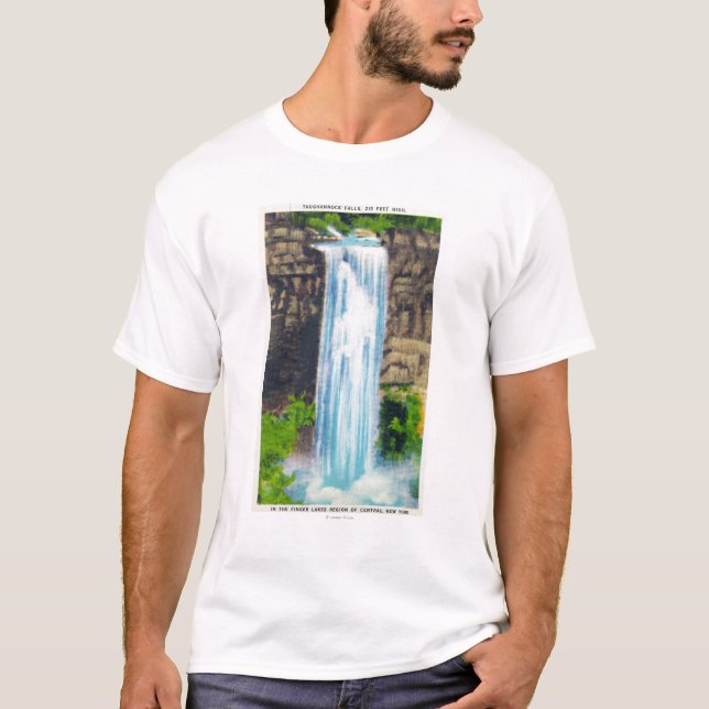 View of Taughannock Falls T-Shirt (Front)