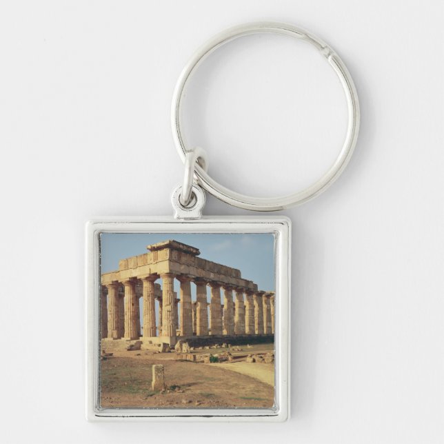 View of Temple E, c.490-480 BC Key Ring (Front)