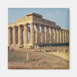 View of Temple E, c.490-480 BC Magnet