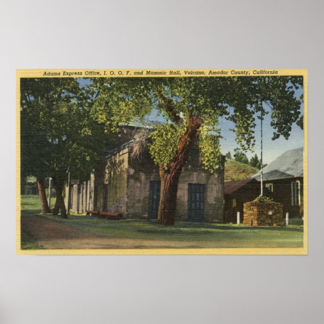 View of the Adams Express Office Poster (Front)