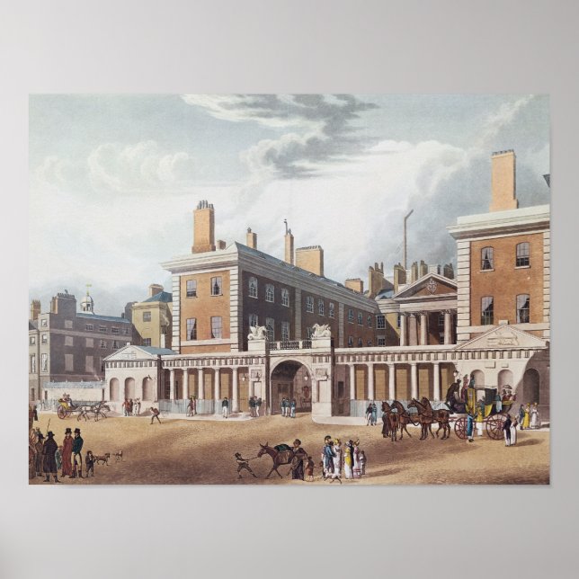 View of the Admiralty, 1818 Poster (Front)