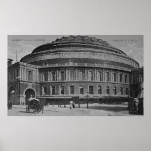 View of the Albert Hall, c.1900 Poster