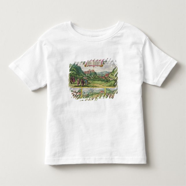 View of the Alhambra, from 'Civitates Orbis Terrar Toddler T-Shirt (Front)