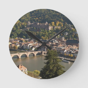 View of the Alte Brucke or Old Bridge Round Clock