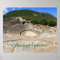 View of the ancient amphitheatre in Ephesus-turkey