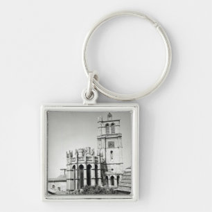 View of the apse and the tower, built key ring