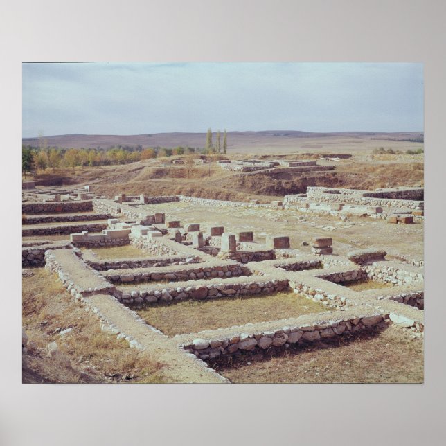 View of the archaeological site, 1450-1200 BC Poster (Front)