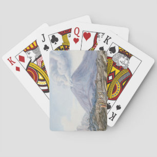 View of the Atrio di Cavallo between Somma and Ves Playing Cards