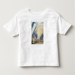 View of the Avenue of Flags, 1934 World's Fair Toddler T-Shirt