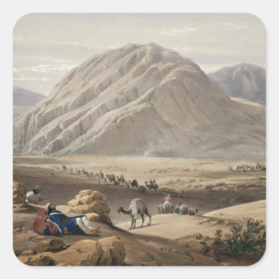 View of the Baba-Naunee Mountain, from 'Sketches i Square Sticker