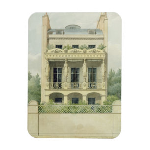 View of the Back Front of Henry Phillip Hope's hou Magnet