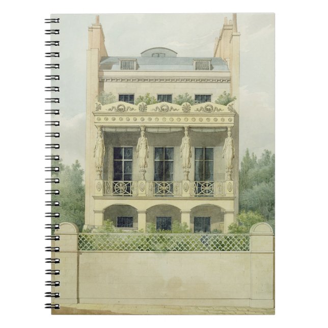 View of the Back Front of Henry Phillip Hope's hou Notebook (Front)