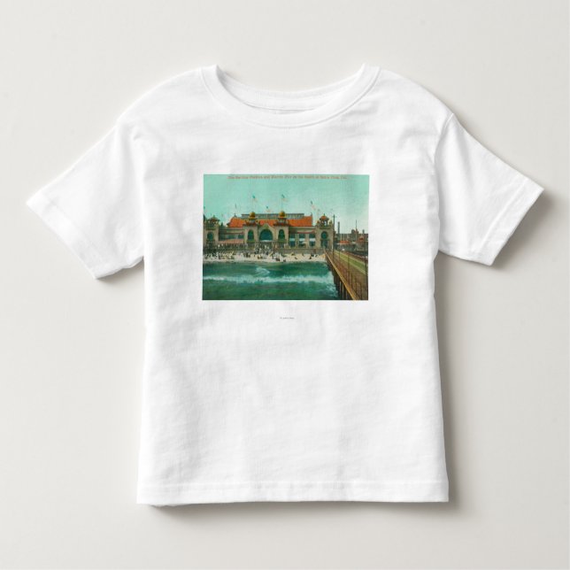 View of the Bathing Pavilion and Electric Pier Toddler T-Shirt (Front)