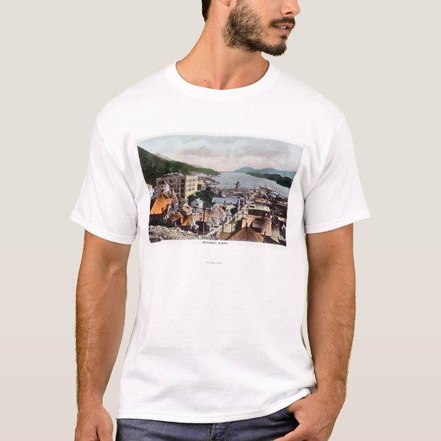 View of the Bay from the CityKetchikan, AK T-Shirt (Front)
