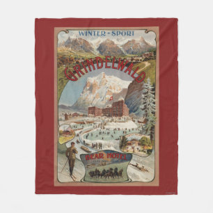 View of the Bear Hotel Promotional Poster Fleece Blanket