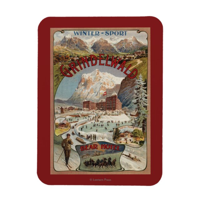 View of the Bear Hotel Promotional Poster Magnet (Vertical)