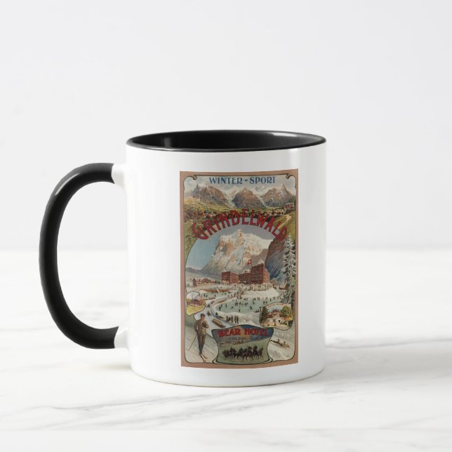 View of the Bear Hotel Promotional Poster Mug (Left)