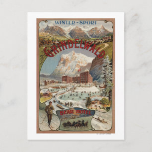 View of the Bear Hotel Promotional Poster Postcard