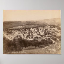 View of the biblical village of Bethany