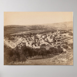 View of the biblical village of Bethany Poster