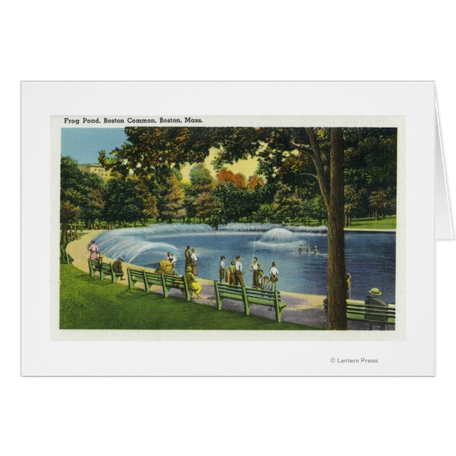 View of the Boston Common Frog Pond (Front Horizontal)