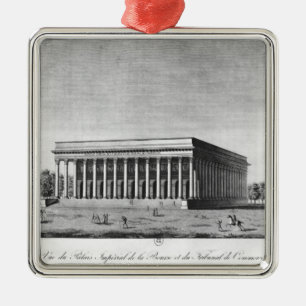 View of the Bourse Imperial Palace Metal Tree Decoration