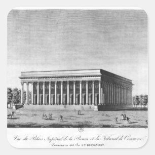 View of the Bourse Imperial Palace Square Sticker