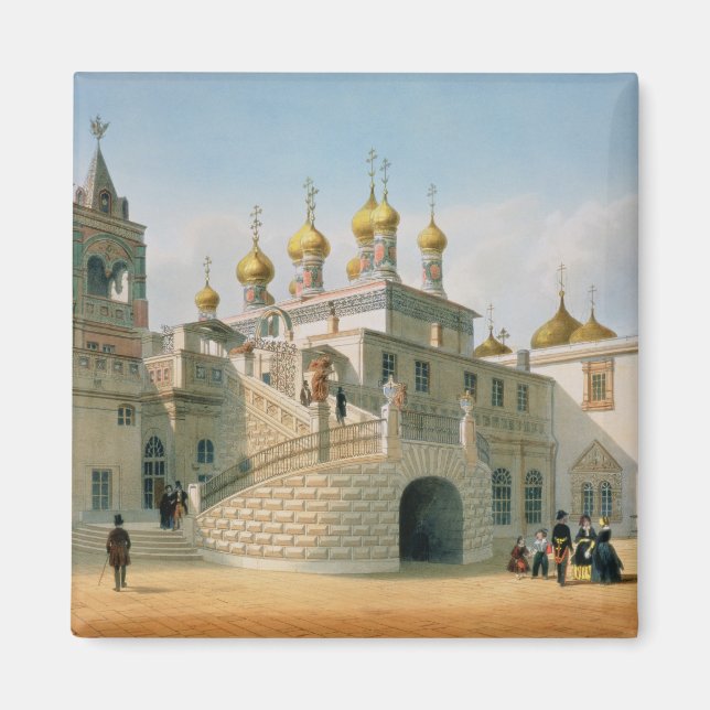 View of the Boyar Palace in the Moscow Kremlin Magnet (Front)