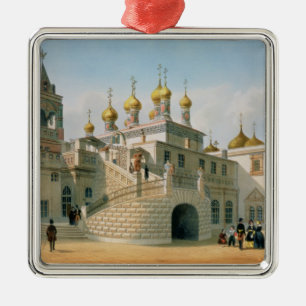 View of the Boyar Palace in the Moscow Kremlin Metal Tree Decoration